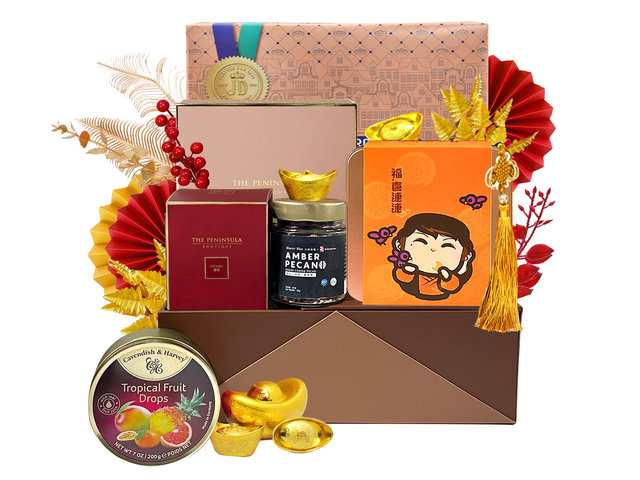 CNY Gift Hamper - CNY Gift Hamper Mailable to China 1227A7 - CHW1227A7 Photo