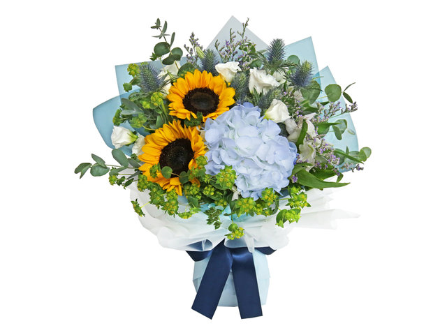 Florist Flower Bouquet - Sunflower Graduation Bouquet FGB01 - GD0607A1 Photo