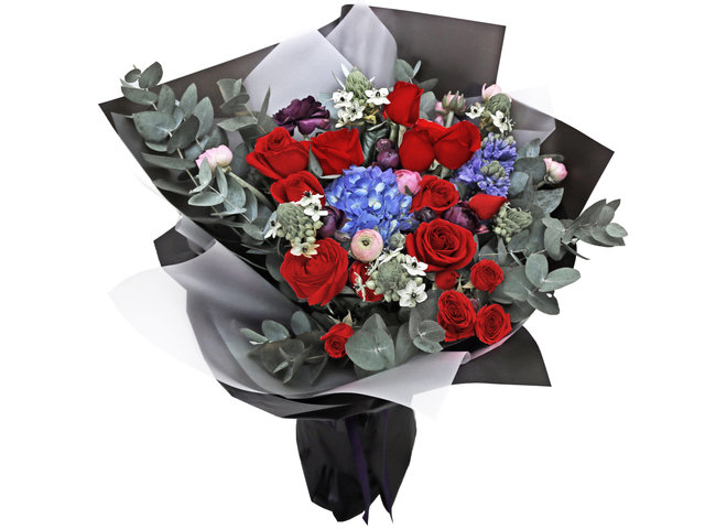 Florist Flower Bouquet - Valentine's Red Rose Florist Gift VB03 - BV2S0210A3 Photo