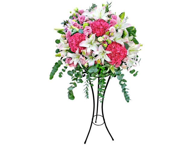 Flower Basket Stand - Opening Flower Basket A17 - L155059 Photo