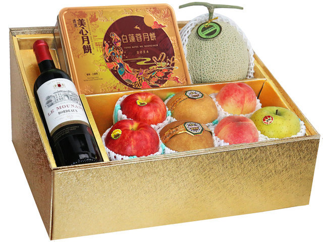 Fruit Basket - Mid Autumn Panorama Maxim Moon Cake Fruits Gift Box M13 - 0DP0628B5 Photo