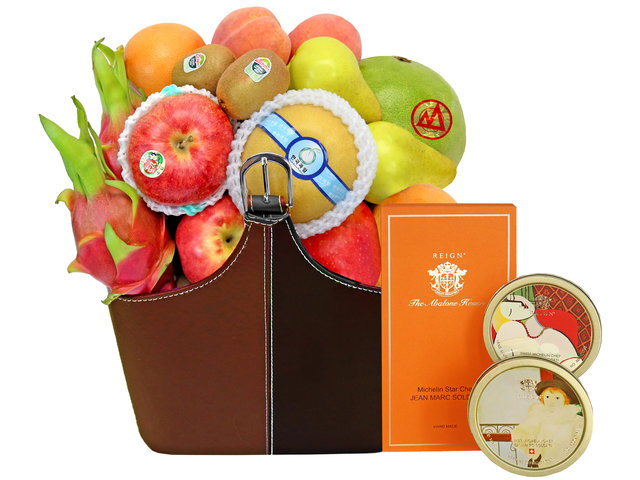 Mid-Autumn Gift Hamper - Mid Autumn Michelin Star Reign Mooncakes Fruit Hamper MR09 - 2MR0727A1 Photo